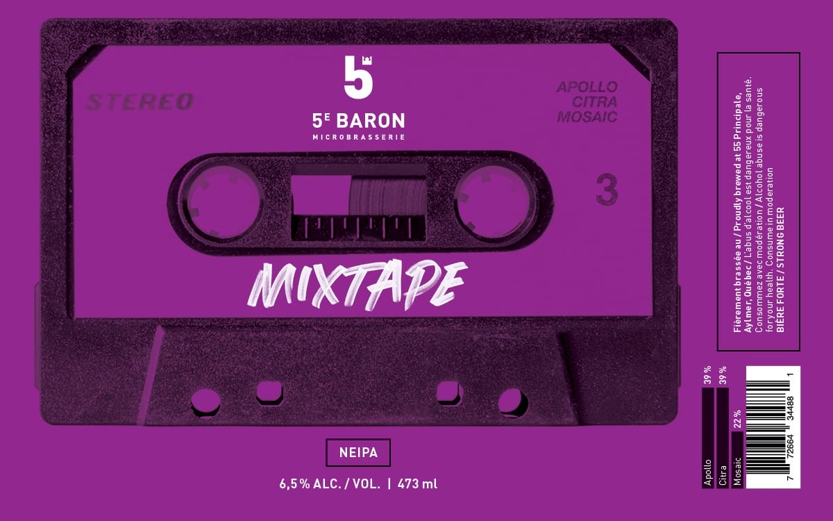 5eB Mixtape Mauve - Dépanneur Rapido